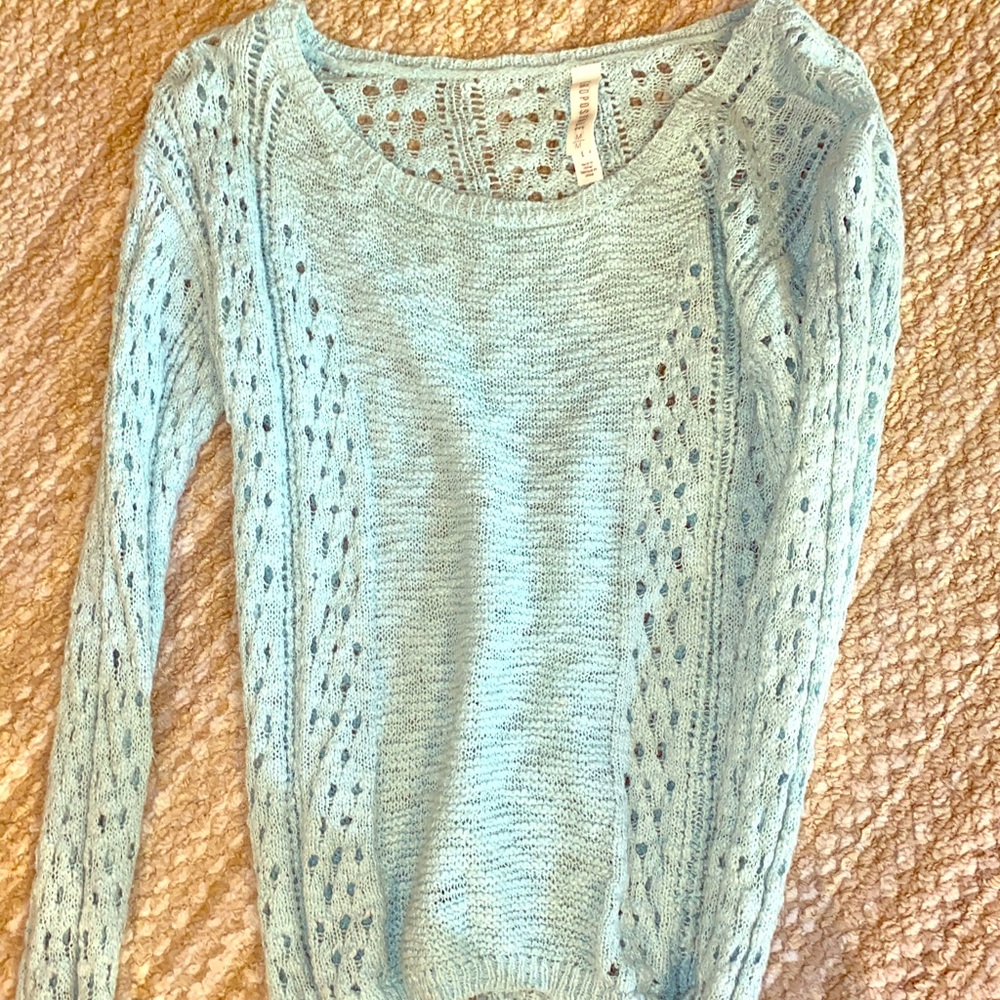 Mint green sweater vintage